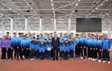 Касым-Жомарт Токаев посетил легкоатлетический центр «Ольга Рыпакова»